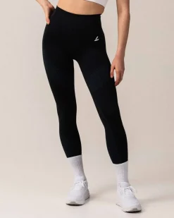 Phase Seamless Tights Blue Navy Marl
