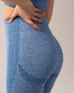 Phase Seamless Tights Blue Tide Marl