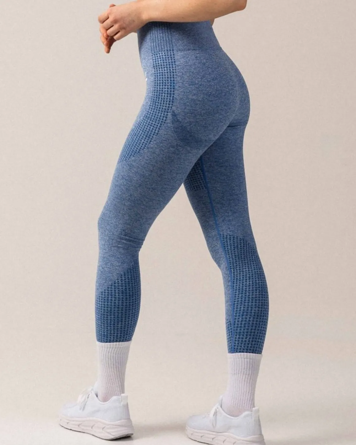 Phase Seamless Tights Blue Tide Marl