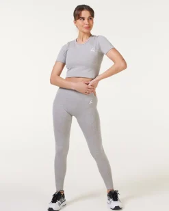 Phase Seamless Tights Grey Melange