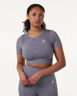 Phase Seamless Tights Grey Shark Marl
