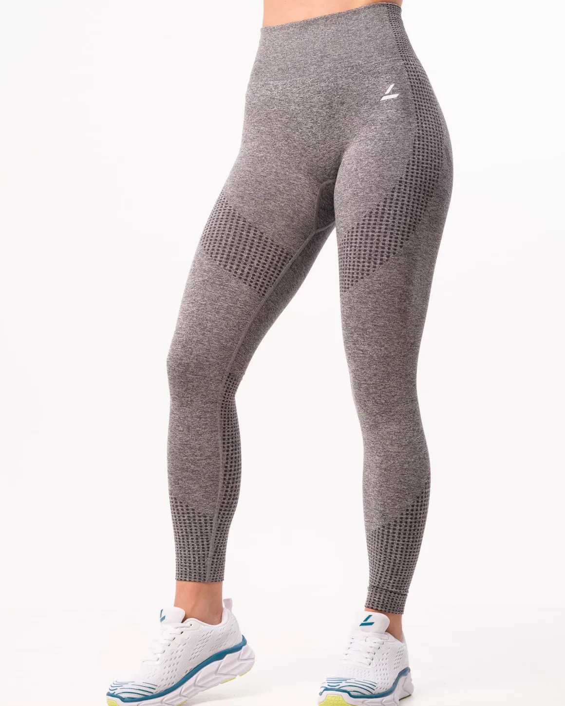 Phase Seamless Tights Grey Shark Marl