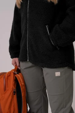 Pile Full Zip Jacket Black