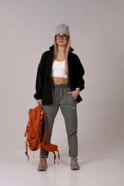 Pile Full Zip Jacket Black
