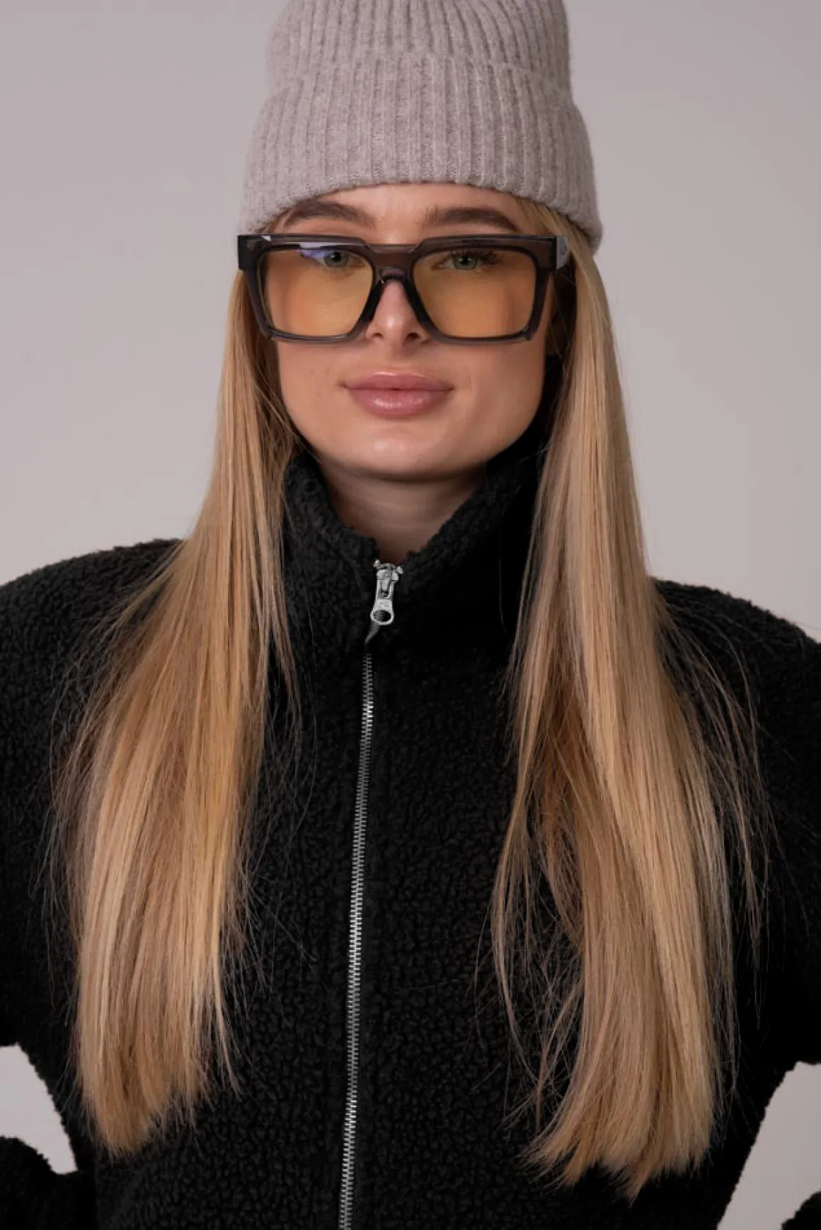 Pile Full Zip Jacket Black