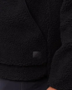 Pile Full Zip Jacket M Black