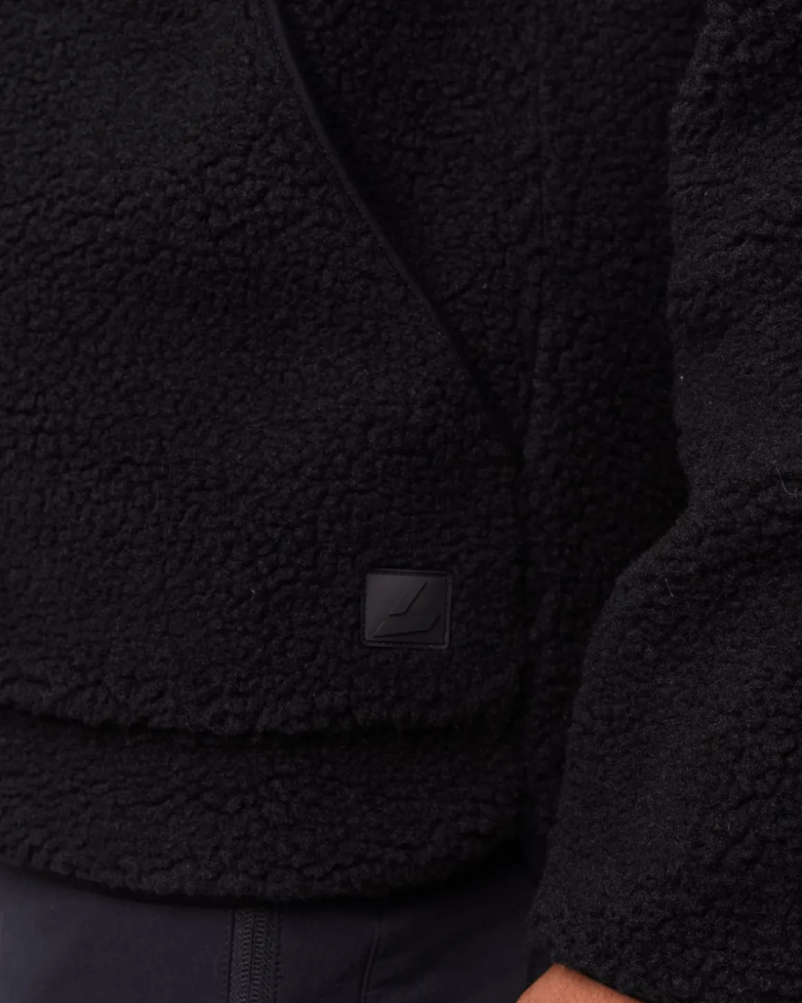 Pile Full Zip Jacket M Black