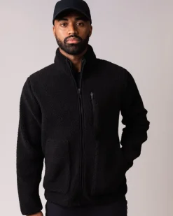 Pile Full Zip Jacket M Black
