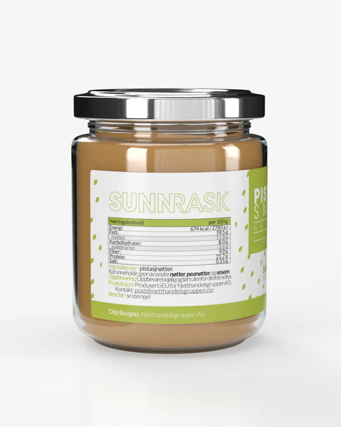 Pistasjsmør 250g