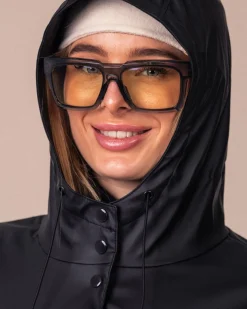 Pour Rain Coat Unisex Black