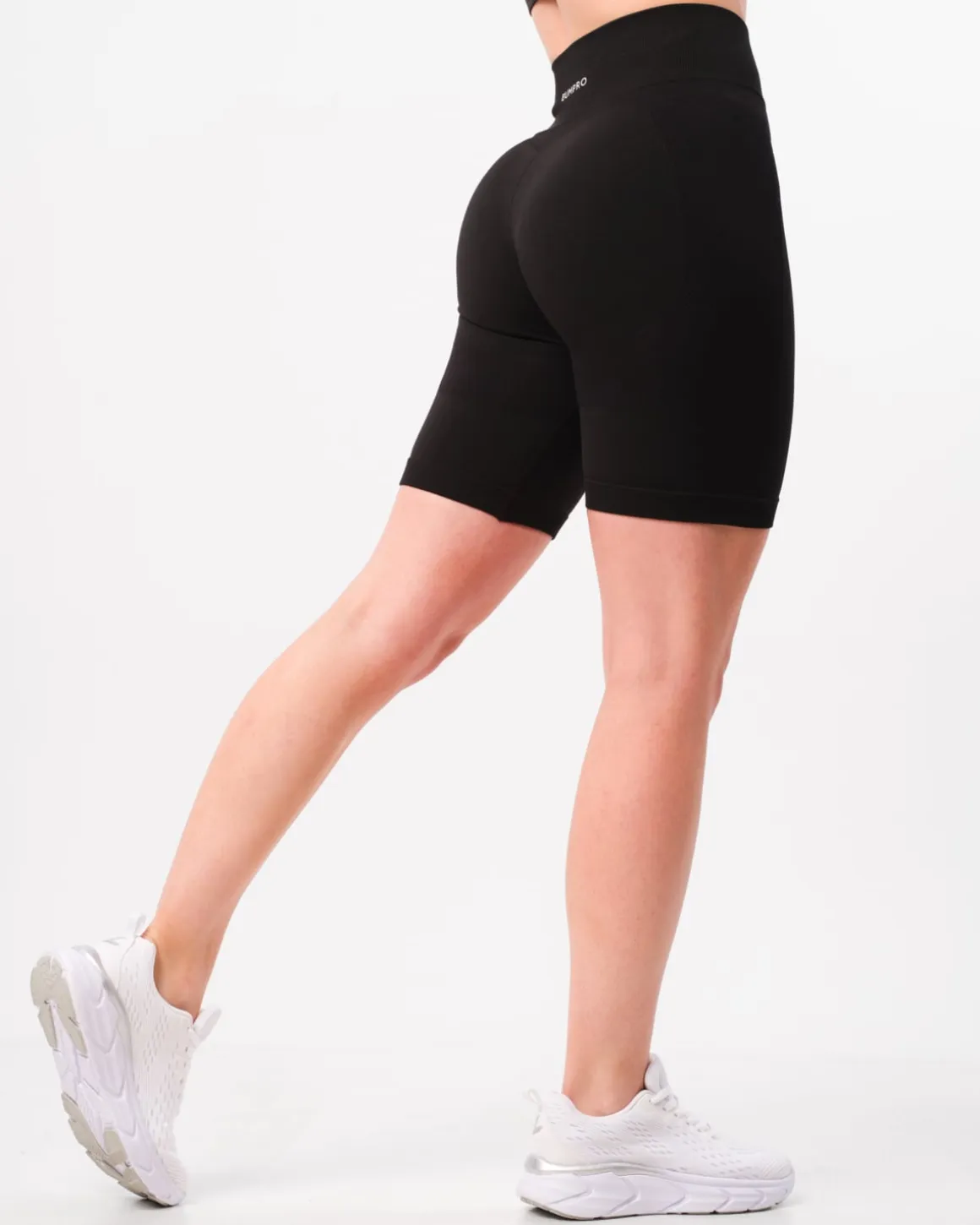 Power Up! Biker Shorts Black Beauty