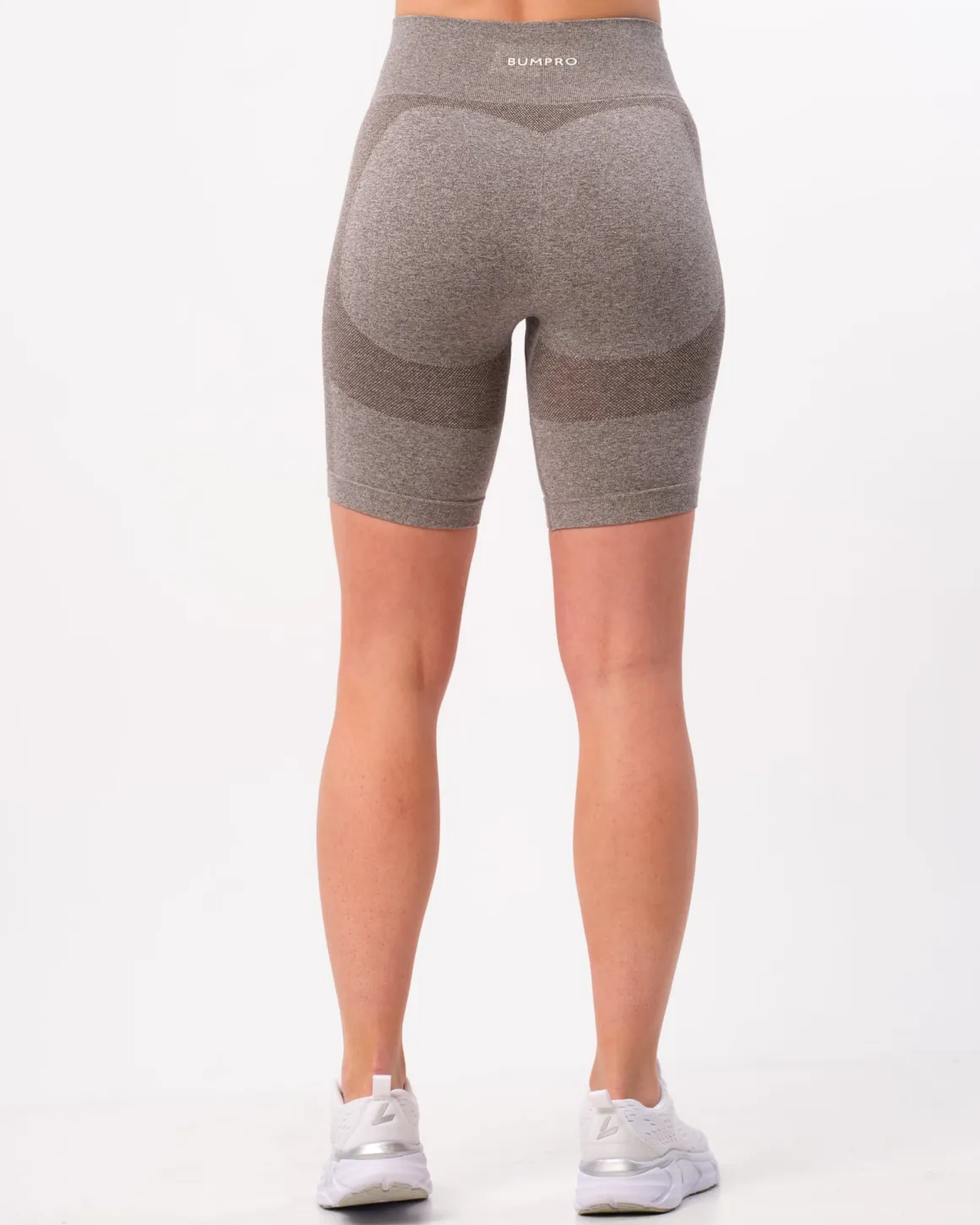 Power Up! Biker Shorts Mid Grey Marl