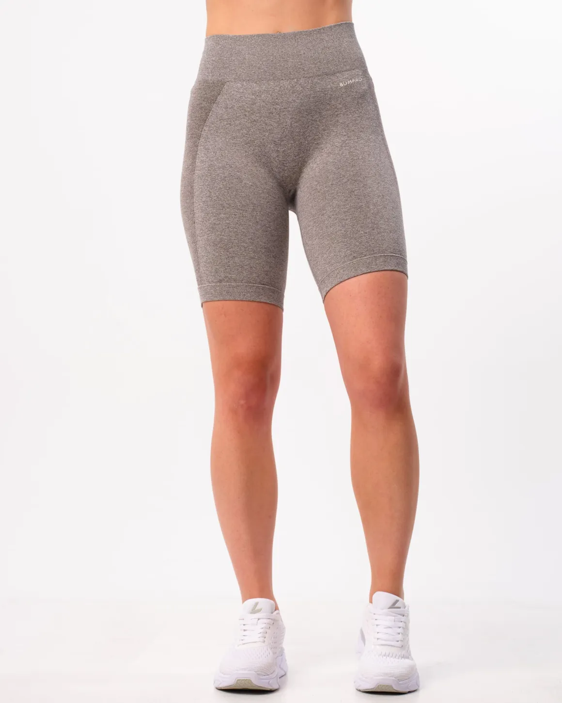 Power Up! Biker Shorts Mid Grey Marl