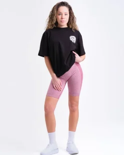 Power Up! Biker Shorts Pink Vivacious Marl