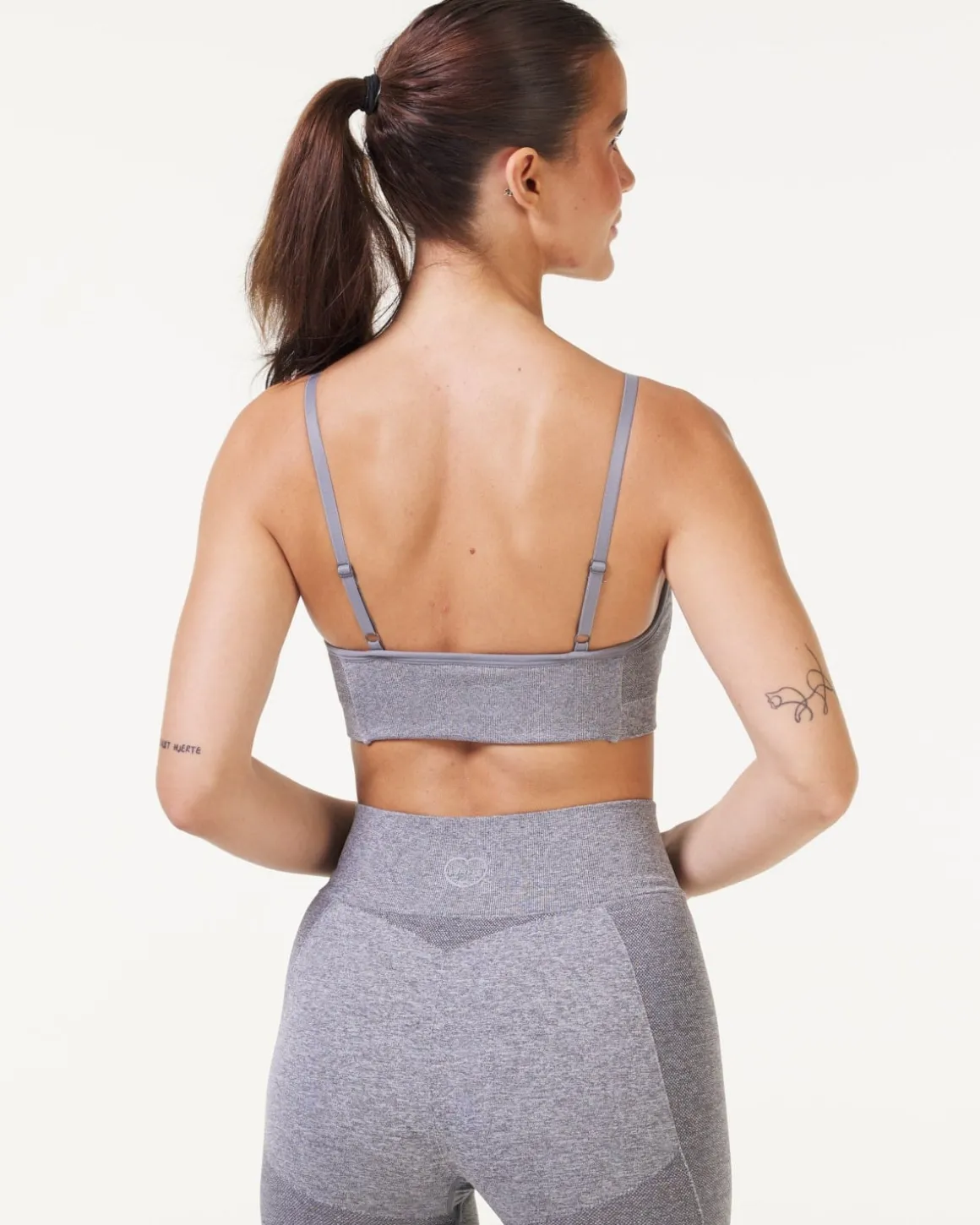 Power Up! Bra Dark Grey Melange