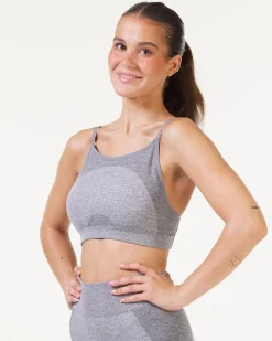 Power Up! Bra Dark Grey Melange