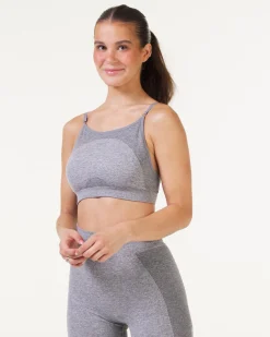 Power Up! Bra Dark Grey Melange