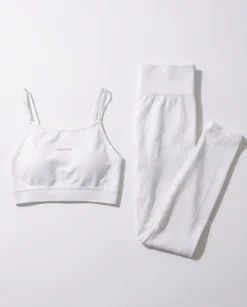 Power Up! Bra + Tights White SET