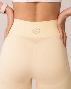 Power Up! Bra White + Tights Yellow SET