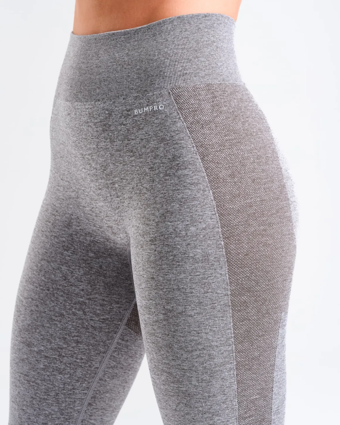 Power Up! Tights Mid Grey Marl