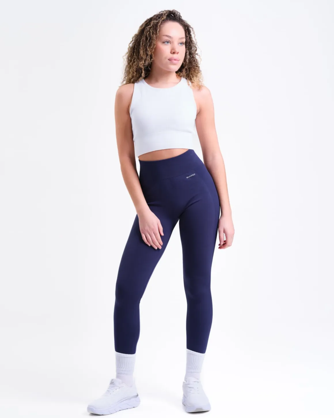Power Up! Tights Navy Blue