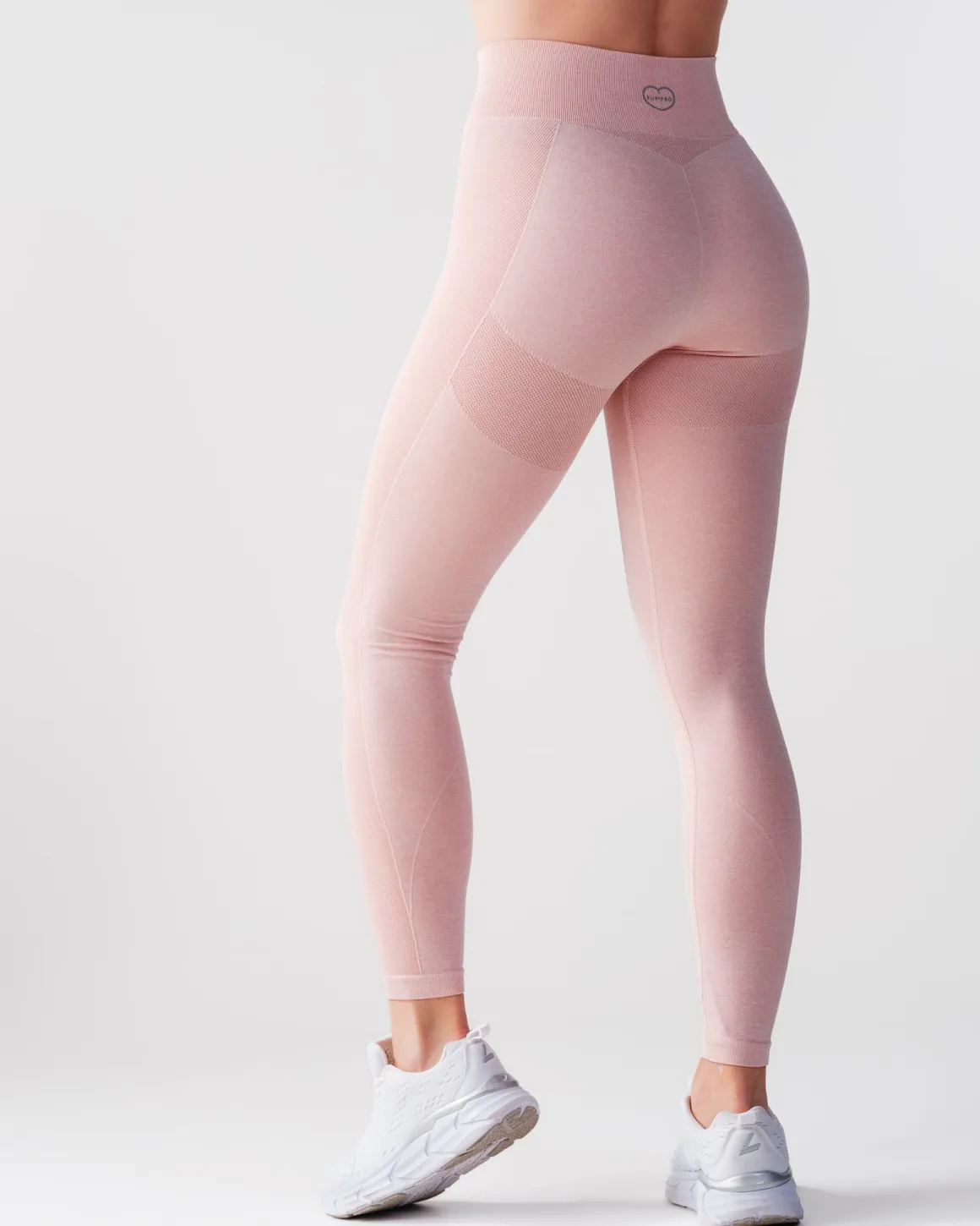Power Up! Tights Pink Melange