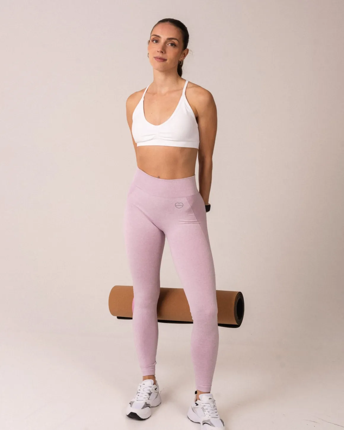 Power Up! Tights Purple Melange
