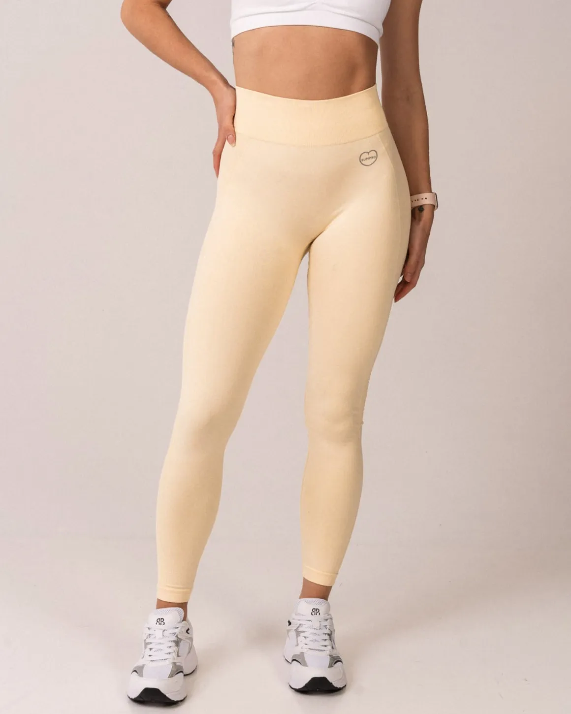 Power Up! Tights Yellow Melange