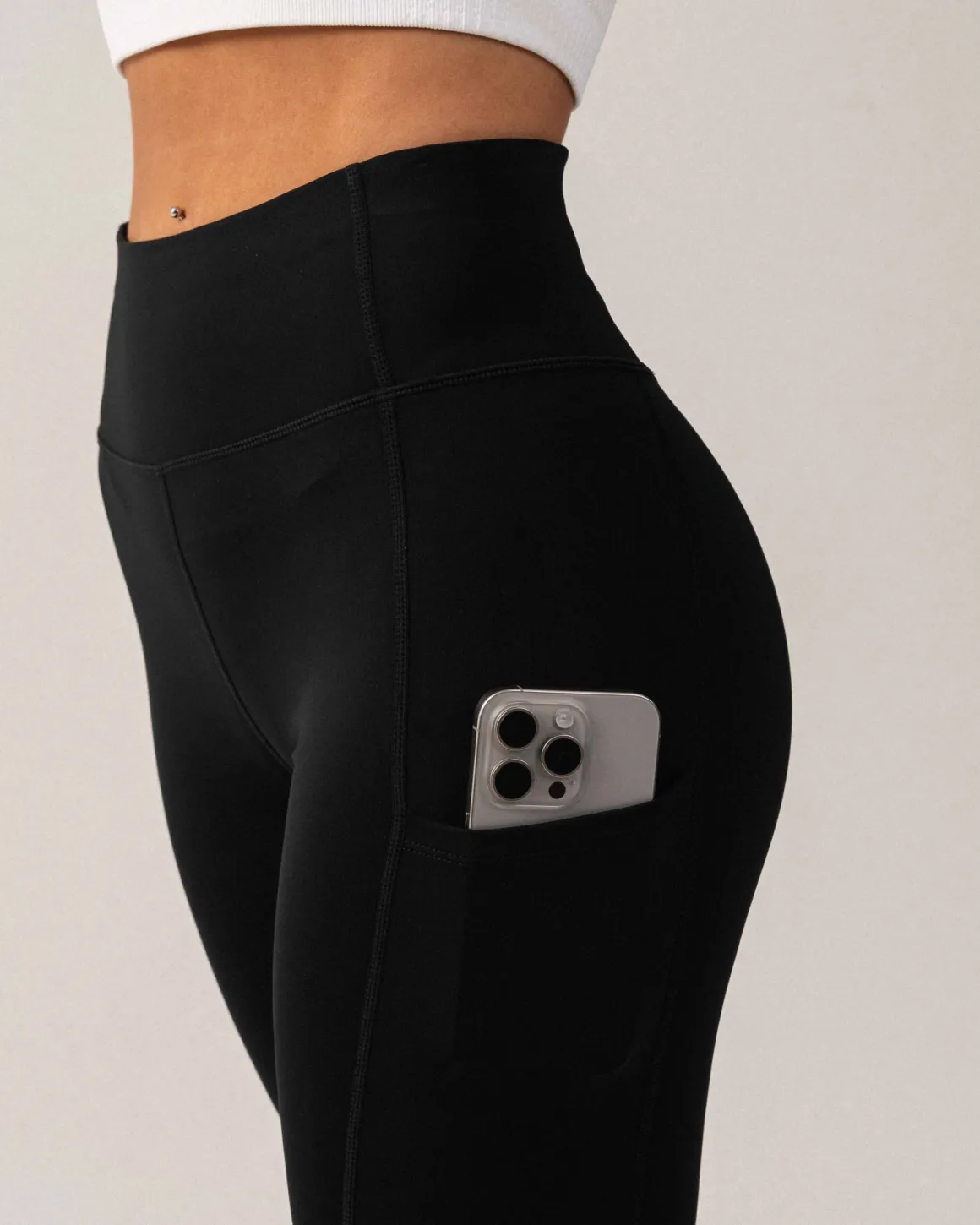 Primary Pocket Tights Black