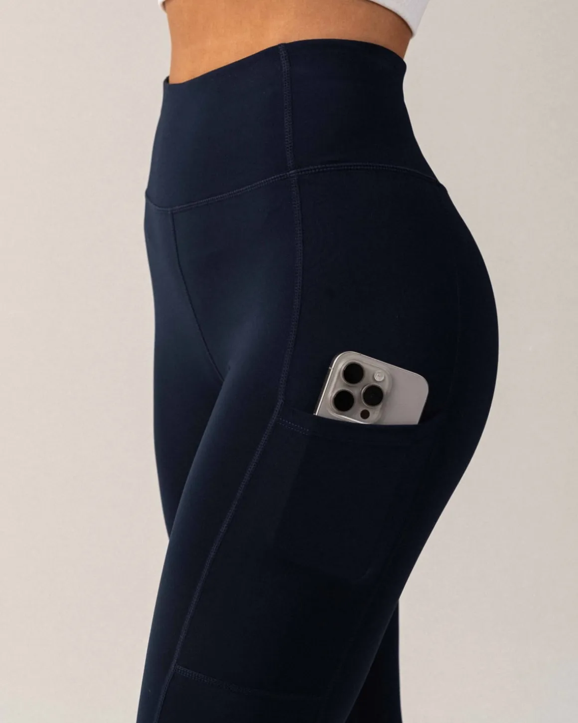 Primary Pocket Tights 7/8 Blue Navy
