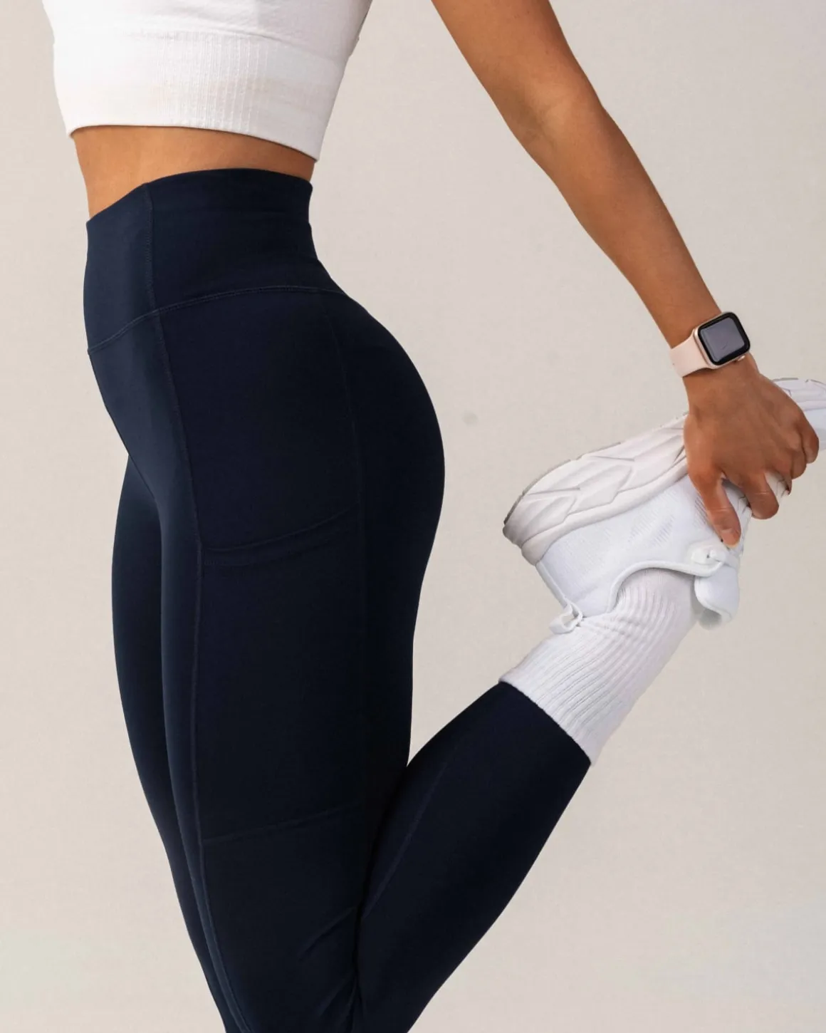 Primary Pocket Tights 7/8 Blue Navy