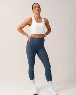 Primary Pocket Tights 7/8 Blue Sea