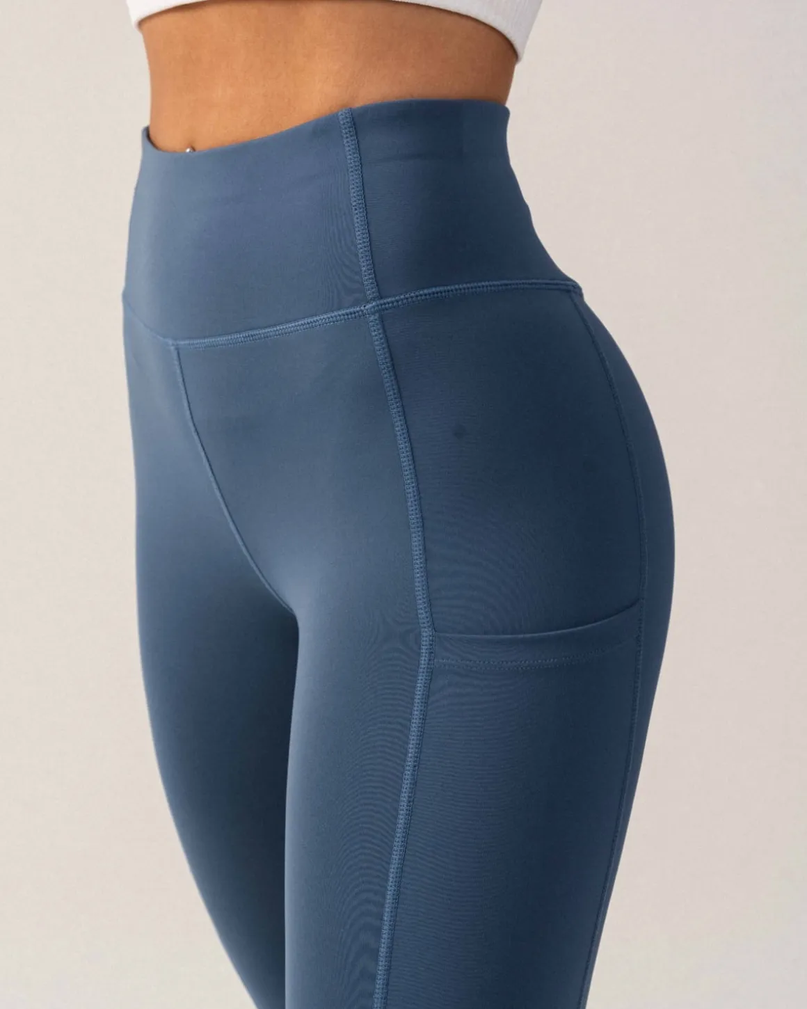 Primary Pocket Tights 7/8 Blue Sea