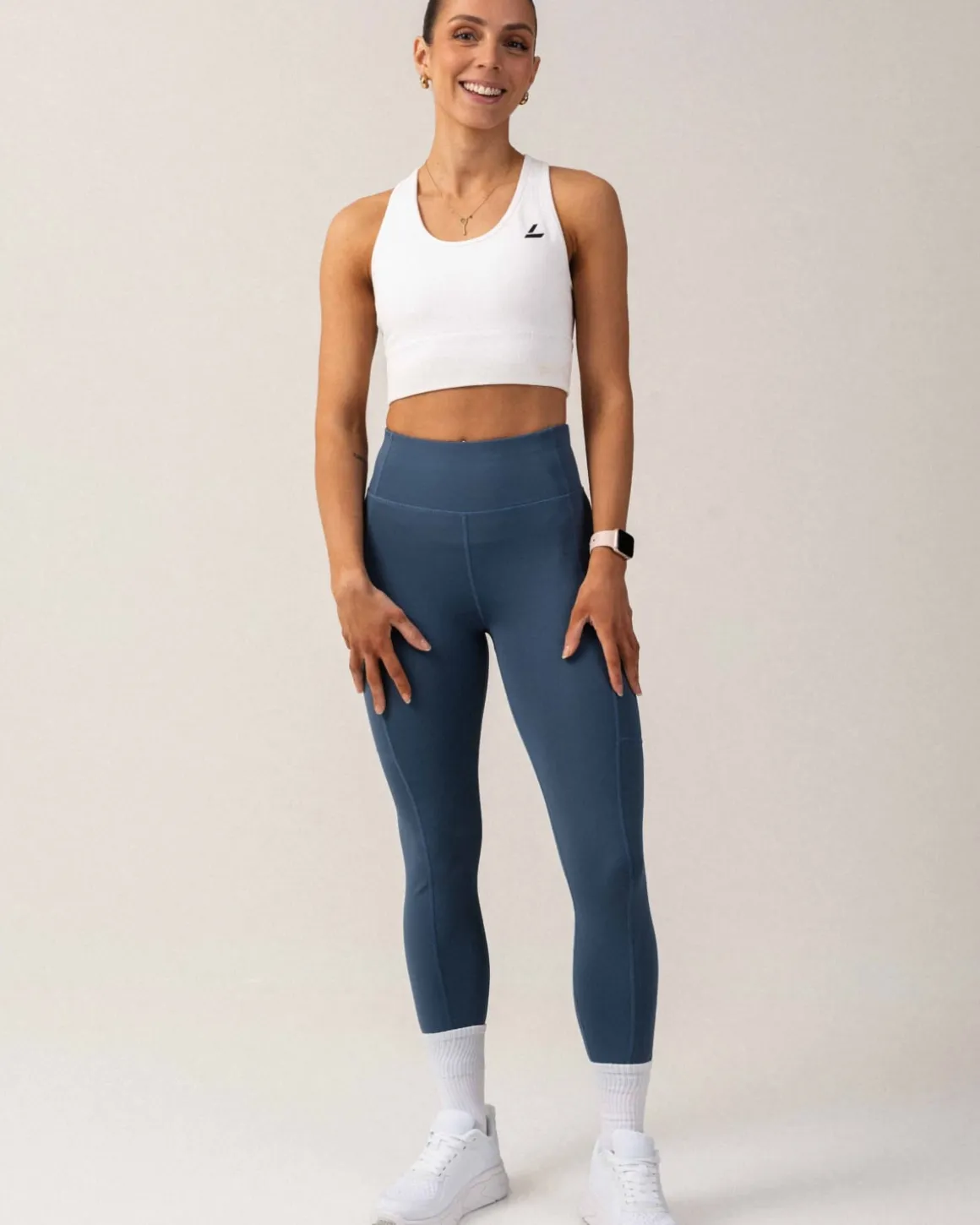 Primary Pocket Tights 7/8 Blue Sea