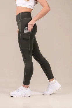 Primary Pocket Tights 7/8 Green Forest