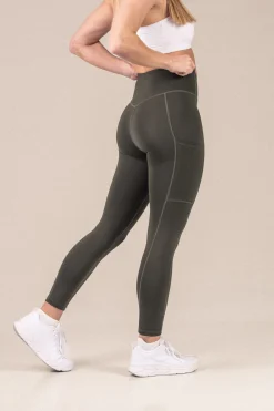 Primary Pocket Tights 7/8 Green Forest