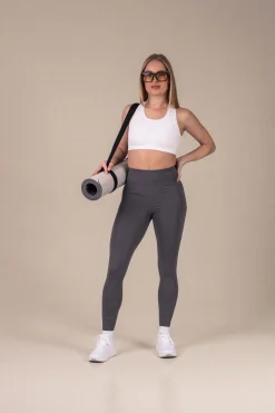 Primary Pocket Tights Grey Granite