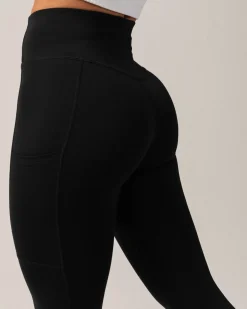 Primary Pocket Tights Tall Black