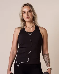 Primary Racerback Tank Black