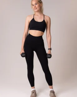 Primary Strappy Bra Black