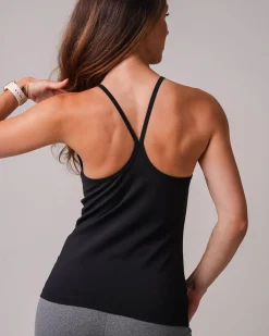 Primary Strap Tank Black