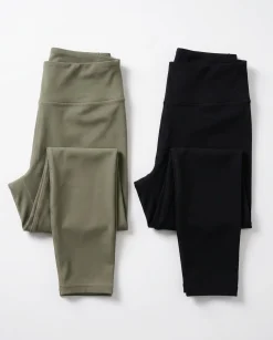 Primary Tights Green+Black 2-PACK