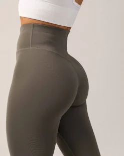 Primary Tights Green Smokey