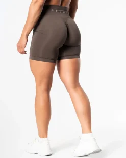 Prime Scrunch Shorts Brown