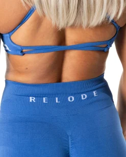 Prime Scrunch Shorts Cobalt