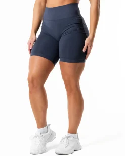 Prime Scrunch Shorts Dusty Blue