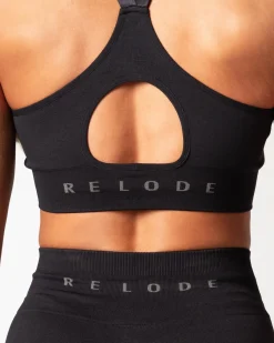 Prime Scrunch Top Black