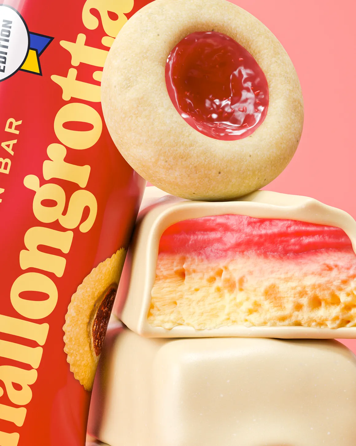 ProPud Proteinbar Hallongrotta 12x55g