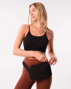 Puffer Crossbody Bag Black – One Size