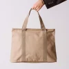PU Tote Bag Beige – One Size